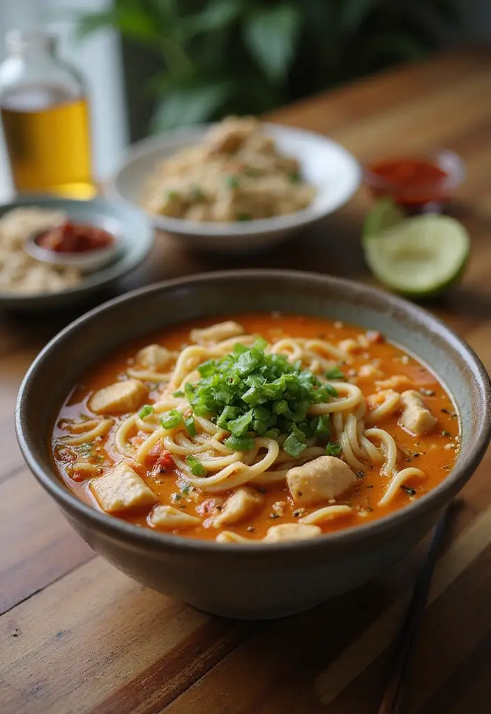 26 Canning Chicken Noodle Soup Recipes for Meal Prep Magic - 14. Asian-Inspired Chicken Noodle Soup