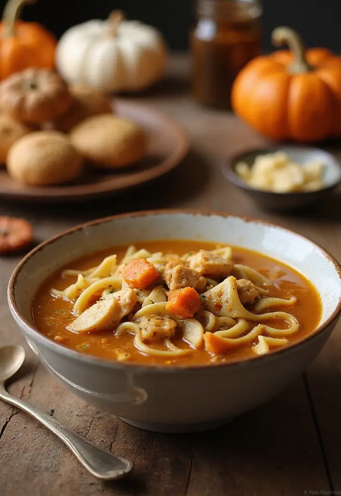 26 Canning Chicken Noodle Soup Recipes for Meal Prep Magic - 19. Maple Syrup Chicken Noodle Soup