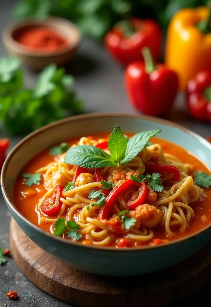 26 Canning Chicken Noodle Soup Recipes for Meal Prep Magic - 20. Fajita Chicken Noodle Soup