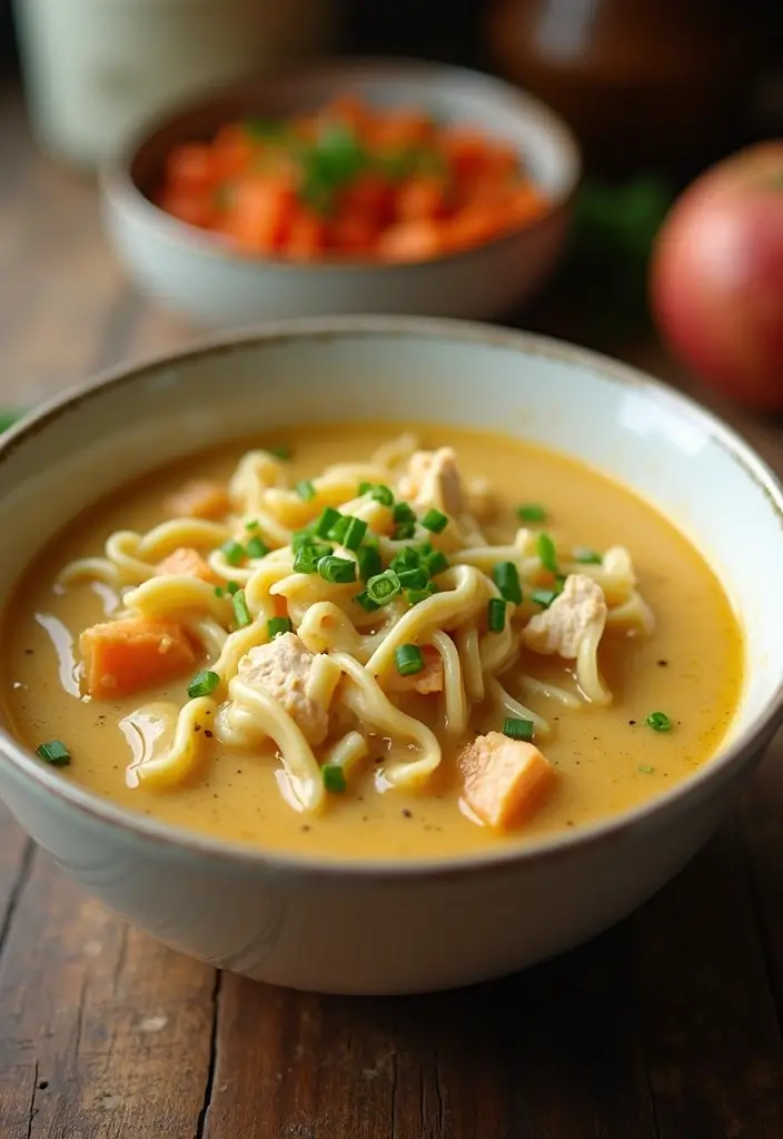 26 Canning Chicken Noodle Soup Recipes for Meal Prep Magic - 21. Ranch Chicken Noodle Soup