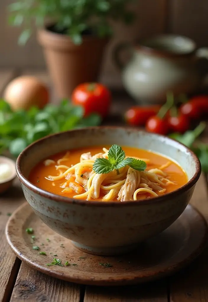 26 Canning Chicken Noodle Soup Recipes for Meal Prep Magic - 24. Rustic Chicken Noodle Soup