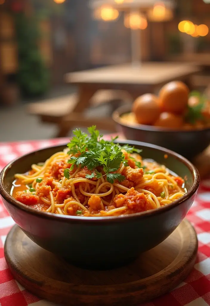 26 Canning Chicken Noodle Soup Recipes for Meal Prep Magic - 9. BBQ Chicken Noodle Soup