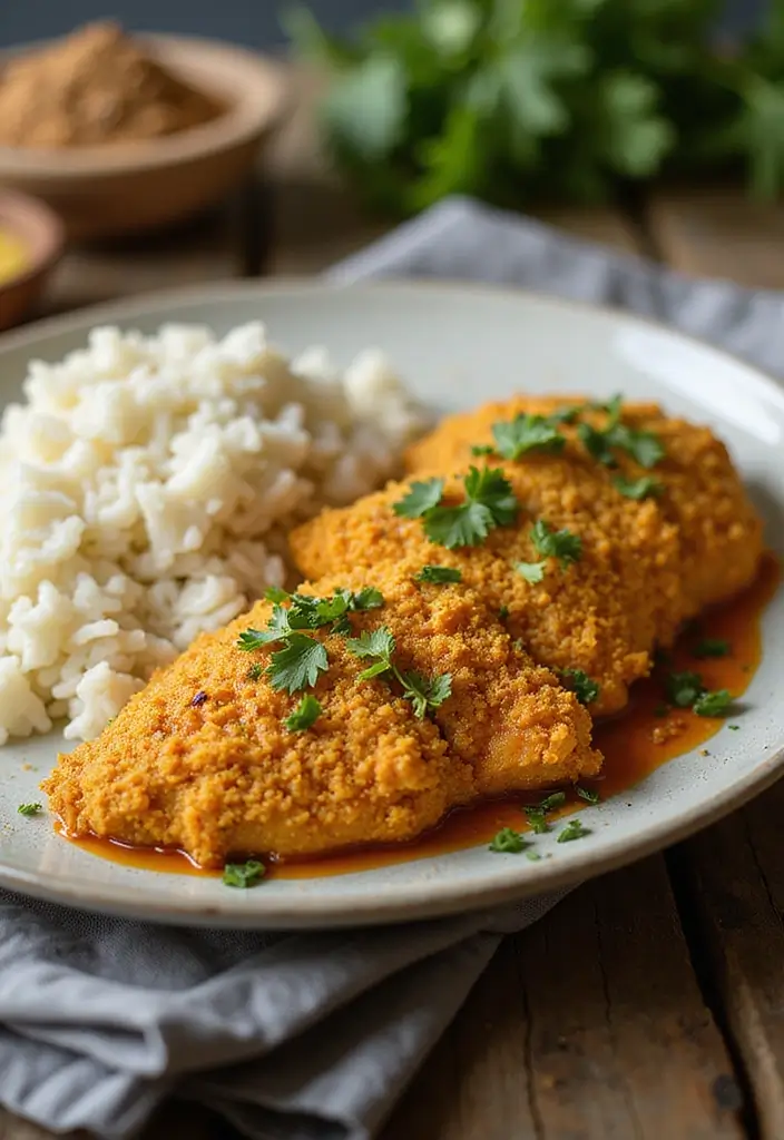 27 Breaded Chicken Breast Recipes That Are Crispy & Easy 17 27 Breaded Chicken Breast Recipes That Are Crispy & Easy - 16. Curry Coconut Chicken