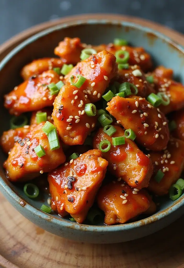 27 Breaded Chicken Breast Recipes That Are Crispy & Easy 7 27 Breaded Chicken Breast Recipes That Are Crispy & Easy - 6. Spicy Sriracha-Glazed Chicken