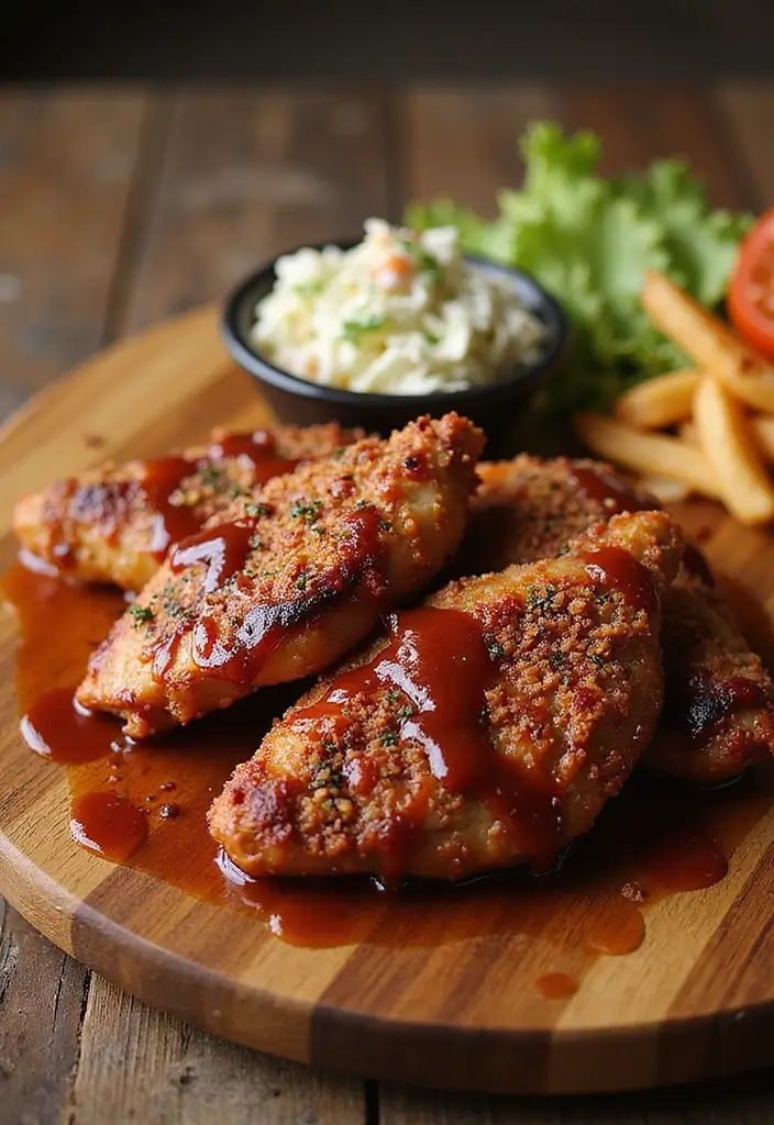 27 Breaded Chicken Breast Recipes That Are Crispy & Easy 10 27 Breaded Chicken Breast Recipes That Are Crispy & Easy - 9. BBQ Chicken Tenders