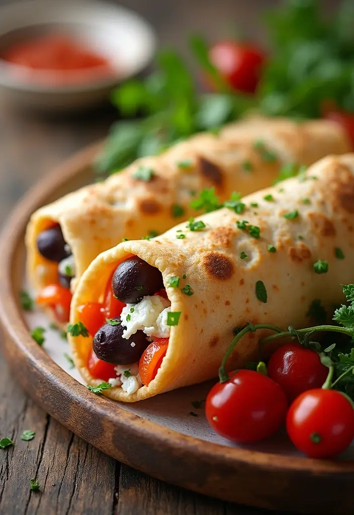 27 Chicken Bacon Ranch Stuffed Bread Recipes That Are Melty Goodness - 10. Mediterranean Chicken Bacon Ranch Stuffed Bread