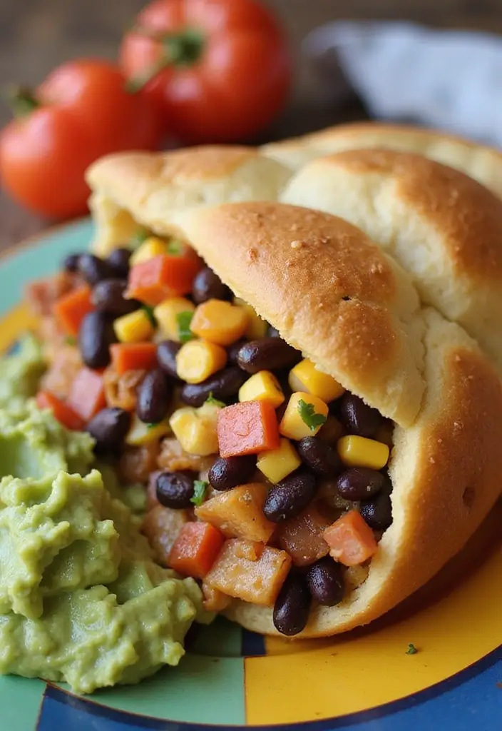 27 Chicken Bacon Ranch Stuffed Bread Recipes That Are Melty Goodness - 23. South Western Chicken Bacon Ranch Stuffed Bread