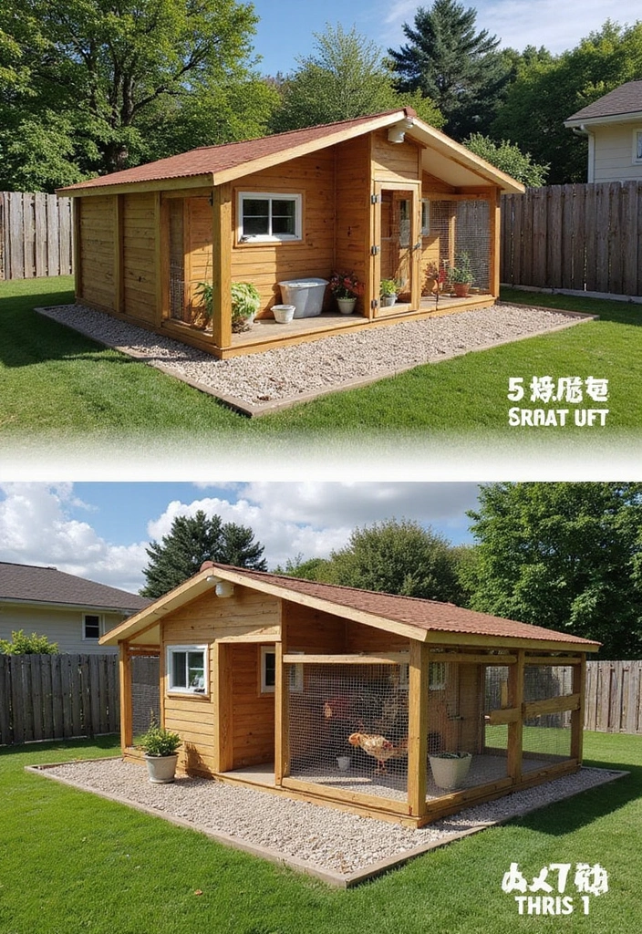 27 Chicken Coop with Run Designs That Fit Any Yard 15 27 Chicken Coop with Run Designs That Fit Any Yard - 14. Custom Built Coop