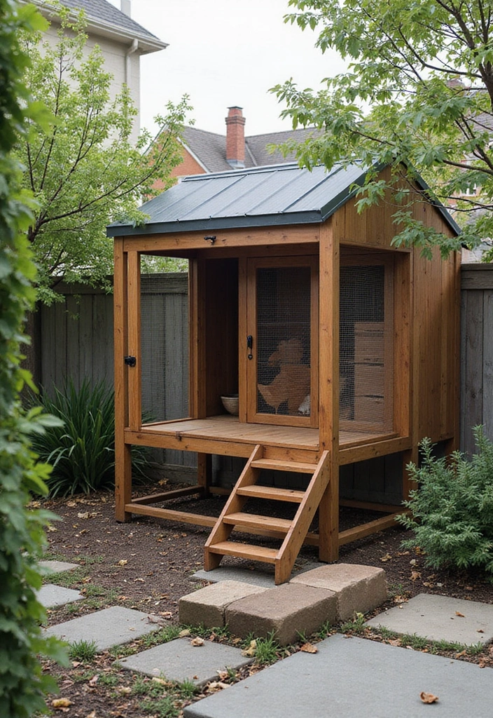 27 Chicken Coop with Run Designs That Fit Any Yard 3 27 Chicken Coop with Run Designs That Fit Any Yard - 2. Modern Minimalist Coop