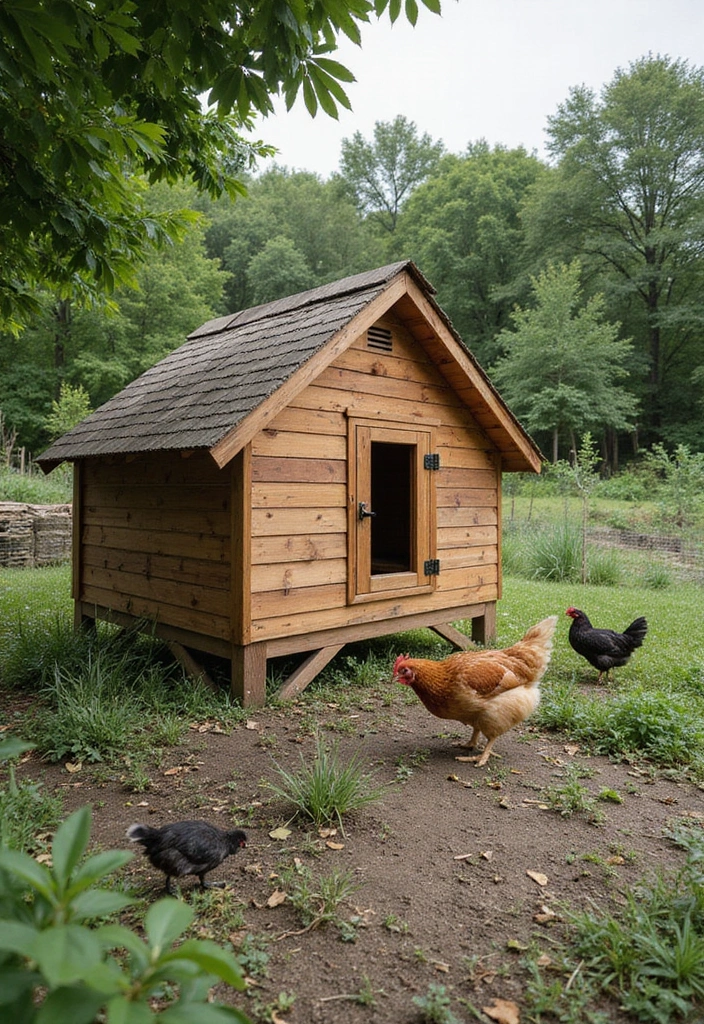 27 Chicken Coop with Run Designs That Fit Any Yard 6 27 Chicken Coop with Run Designs That Fit Any Yard - 5. Eco-Friendly Coop