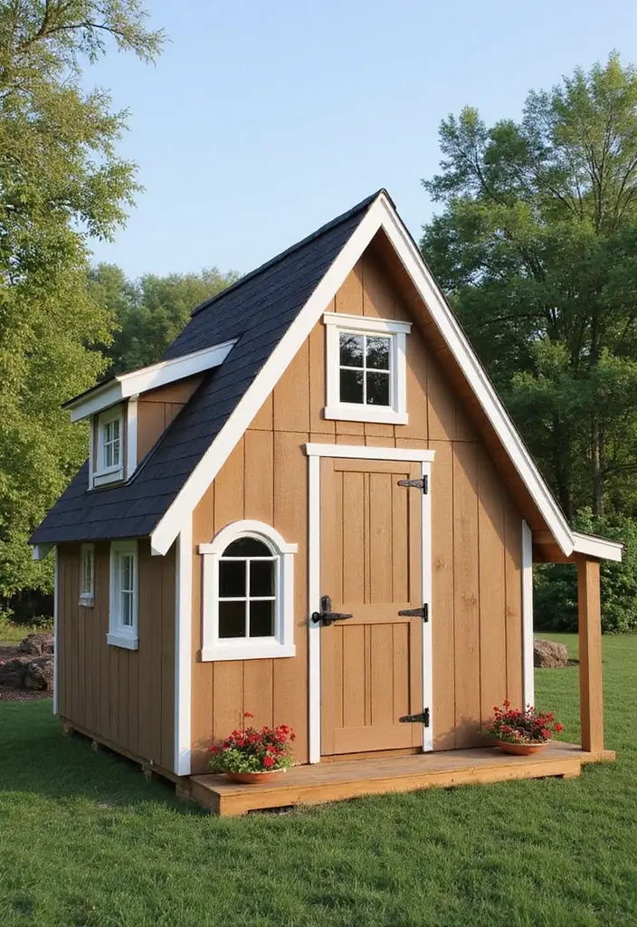 27 Chicken Coop with Run Designs That Fit Any Yard 10 27 Chicken Coop with Run Designs That Fit Any Yard - 9. Chic A-Frame Coop