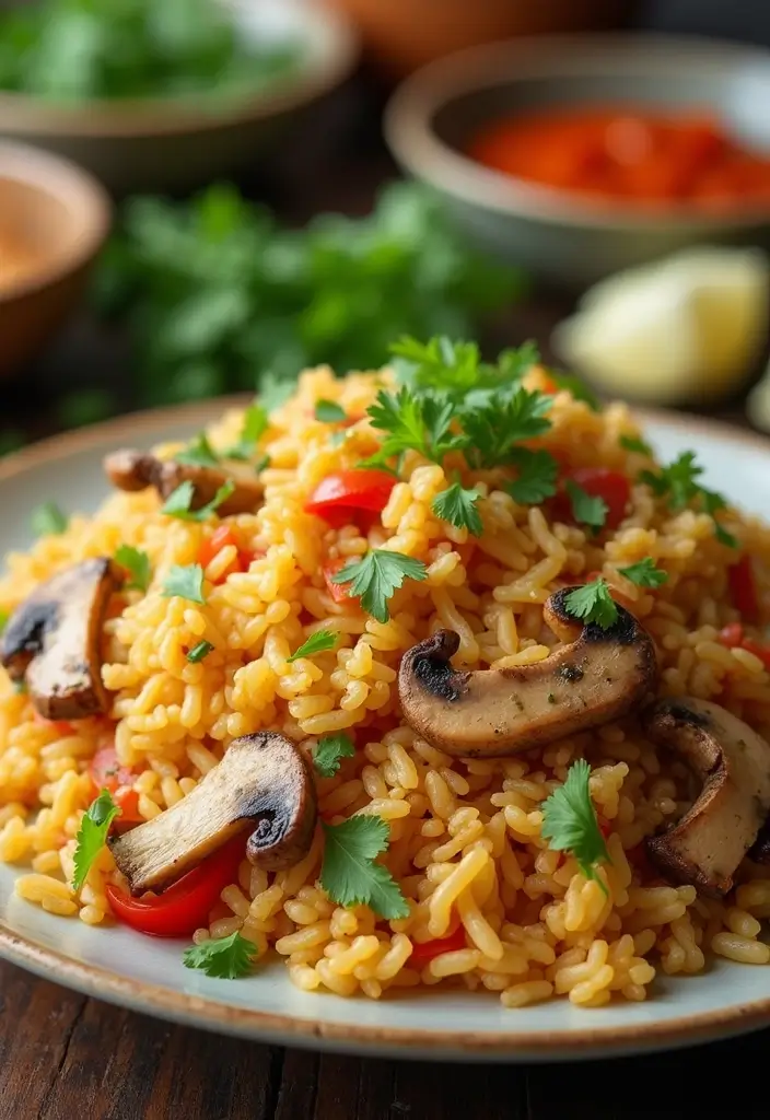 27 Chicken and Mushroom Recipes: Healthy and Hearty 24 27 Chicken and Mushroom Recipes: Healthy and Hearty - 23. Chicken and Mushroom Fried Rice