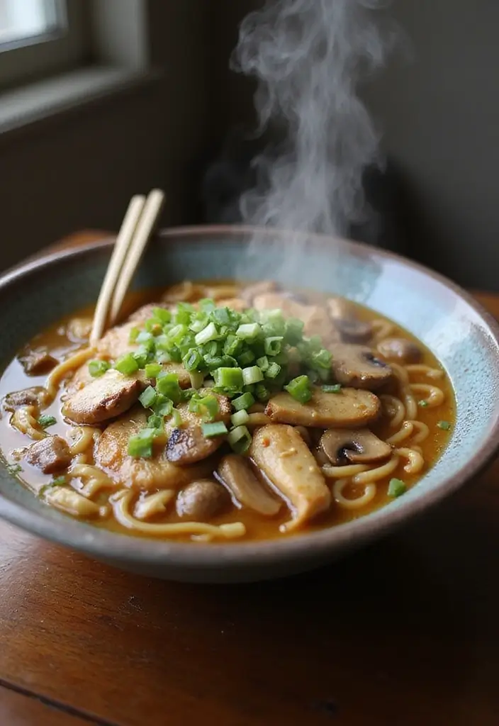 27 Chicken and Mushroom Recipes: Healthy and Hearty 27 27 Chicken and Mushroom Recipes: Healthy and Hearty - 26. Chicken and Mushroom Ramen