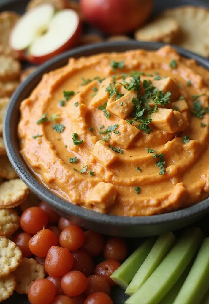 27 Creamy Buffalo Chicken Dip Recipes That Are Party Favorites 17 27 Creamy Buffalo Chicken Dip Recipes That Are Party Favorites - 16. Buffalo Chicken Dip with Apples