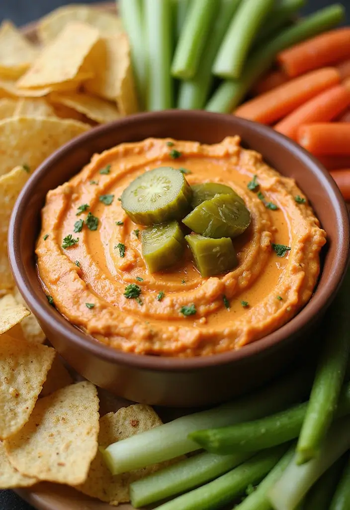 27 Creamy Buffalo Chicken Dip Recipes That Are Party Favorites 19 27 Creamy Buffalo Chicken Dip Recipes That Are Party Favorites - 18. Buffalo Chicken Dip with Pickles