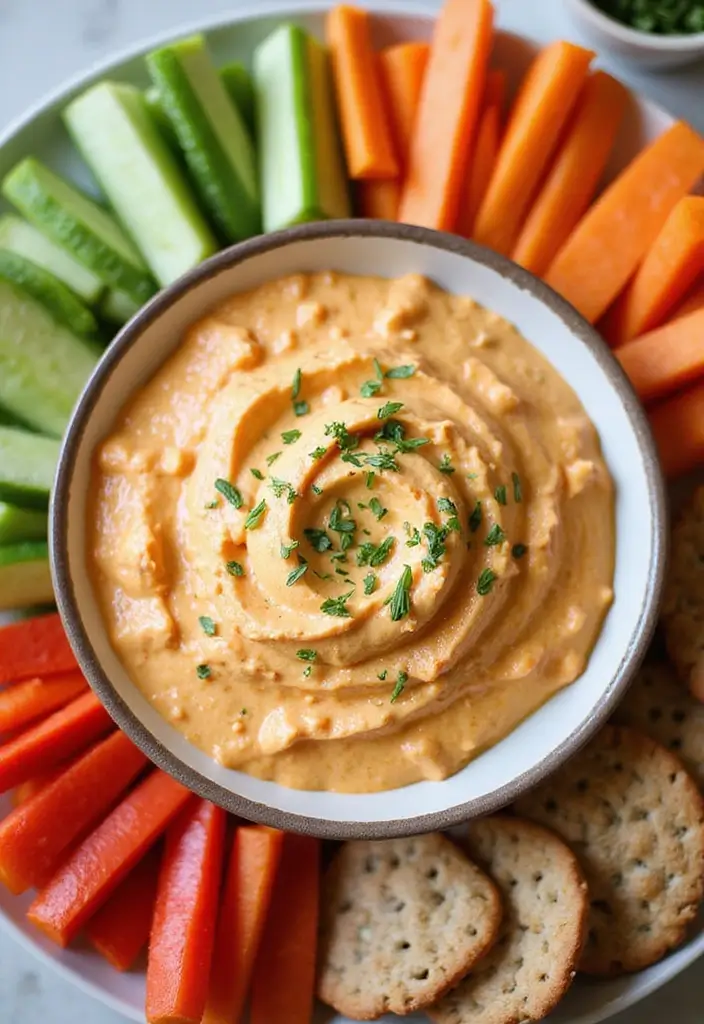 27 Creamy Buffalo Chicken Dip Recipes That Are Party Favorites 3 27 Creamy Buffalo Chicken Dip Recipes That Are Party Favorites - 2. Healthy Greek Yogurt Buffalo Chicken Dip