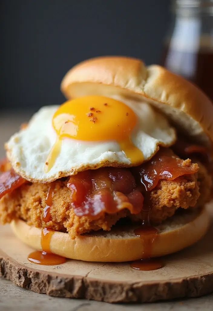 27 Crispy Chicken Sandwich Recipes That Are Better Than Takeout 16 27 Crispy Chicken Sandwich Recipes That Are Better Than Takeout - 15. Breakfast Chicken Sandwich