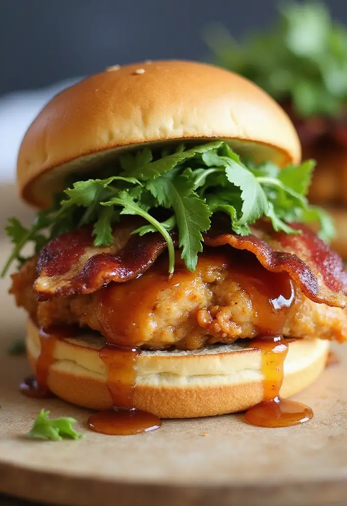 27 Crispy Chicken Sandwich Recipes That Are Better Than Takeout 7 27 Crispy Chicken Sandwich Recipes That Are Better Than Takeout - 6. Maple Bacon Chicken Sandwich