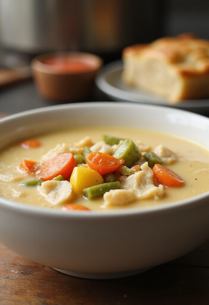 27 Easy Chicken Pot Pie Soup Recipes That Feel Comforting - 1. Classic Chicken Pot Pie Soup