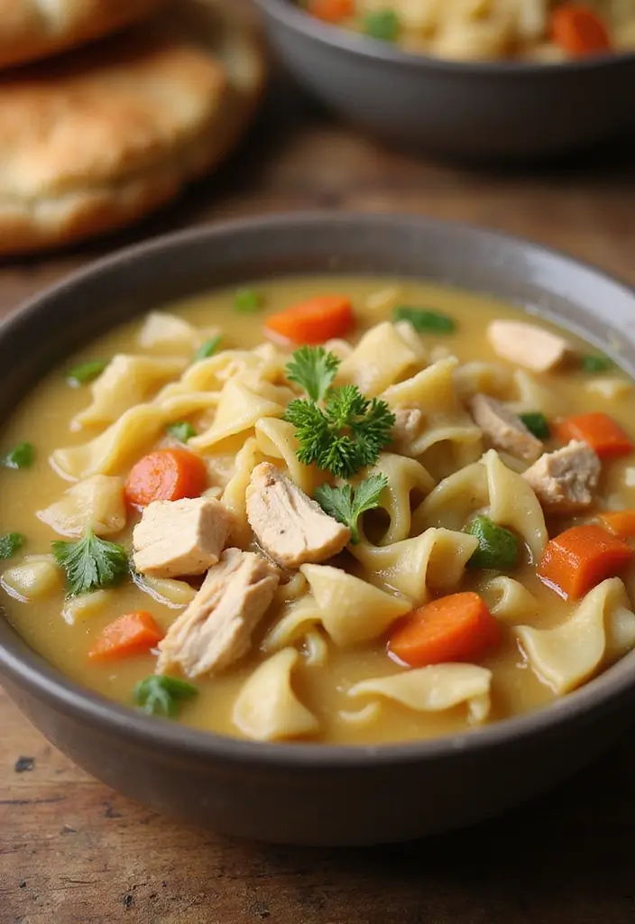 27 Easy Chicken Pot Pie Soup Recipes That Feel Comforting - 10. Chicken Pot Pie Soup with Noodles