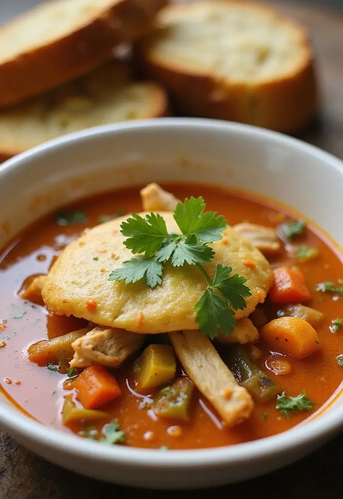 27 Easy Chicken Pot Pie Soup Recipes That Feel Comforting - 4. Spicy Chicken Pot Pie Soup