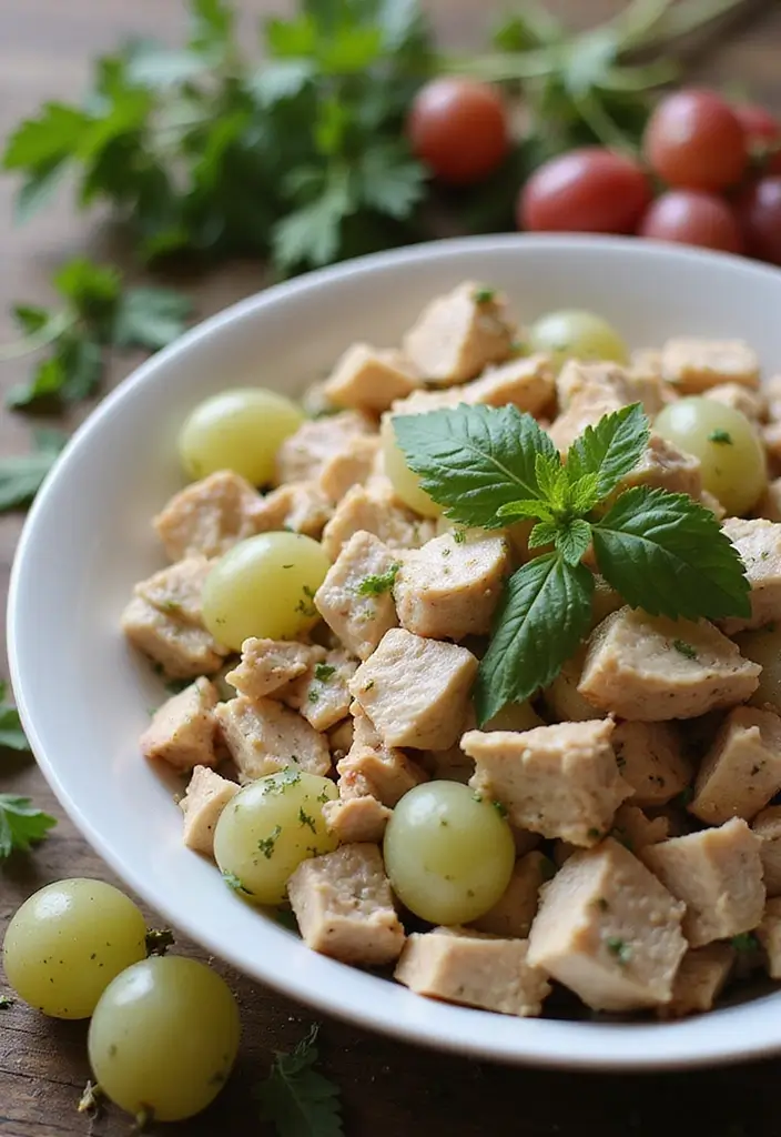 27 Ina Garten Chicken Salad Recipes That Feel Elegant & Easy - 1. Traditional Chicken Salad with Grapes