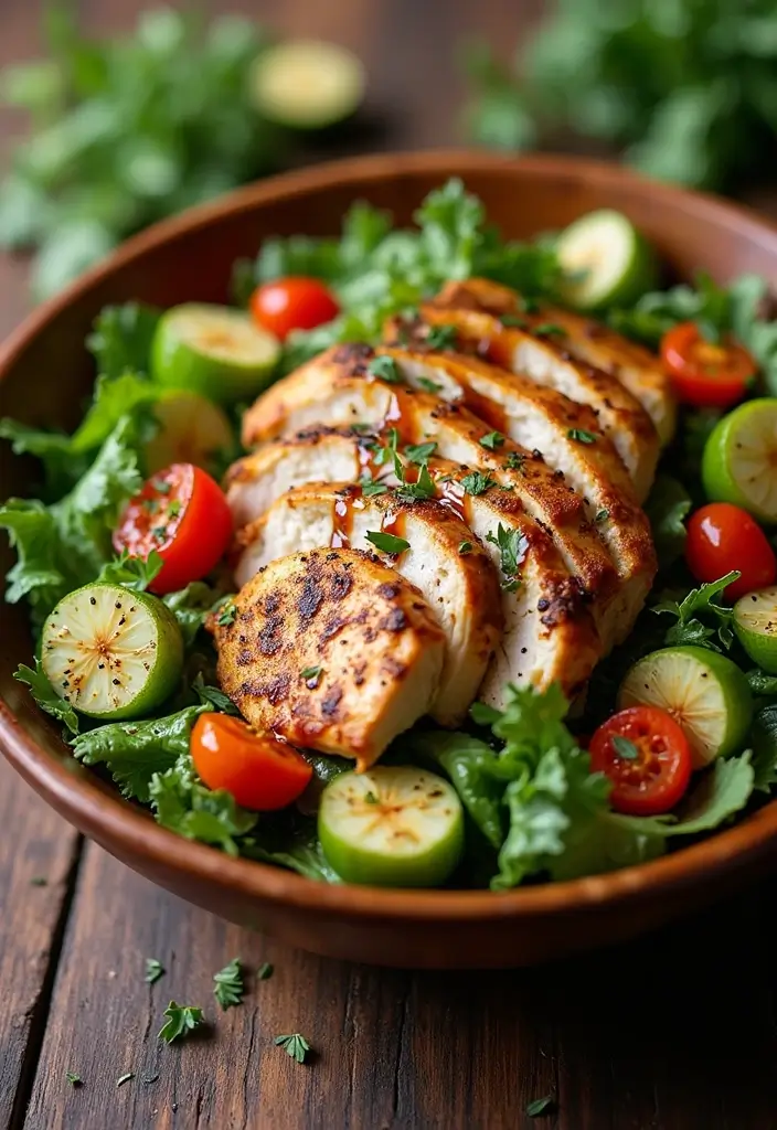 27 Ina Garten Chicken Salad Recipes That Feel Elegant & Easy - 13. Rustic Chicken Salad with Roasted Vegetables