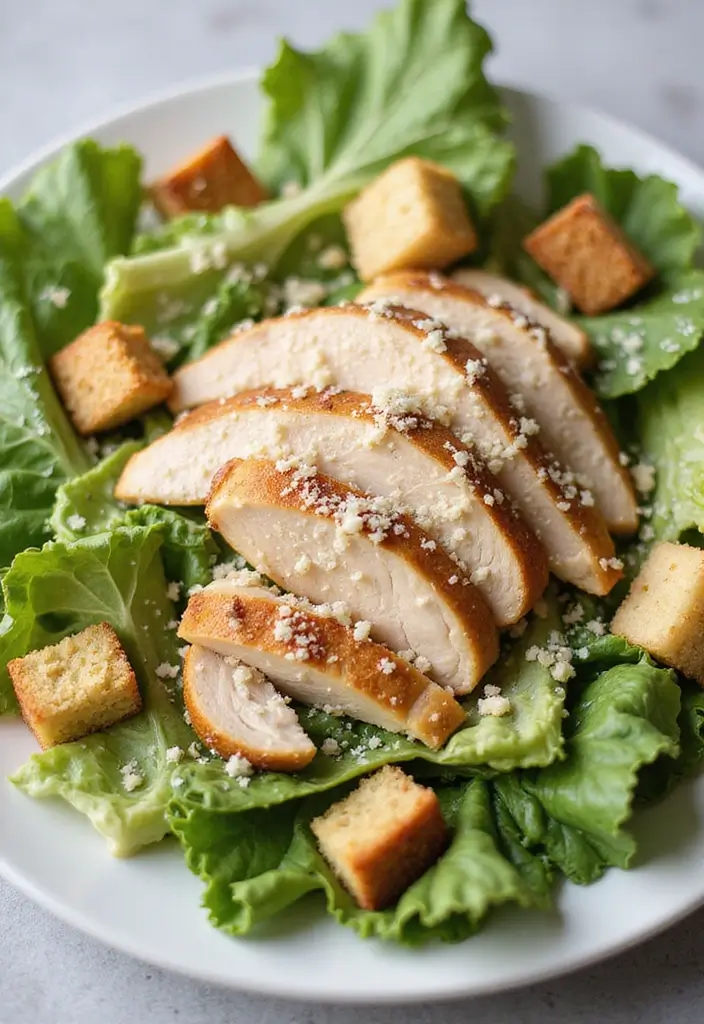 27 Ina Garten Chicken Salad Recipes That Feel Elegant & Easy - 16. Classic Caesar Chicken Salad