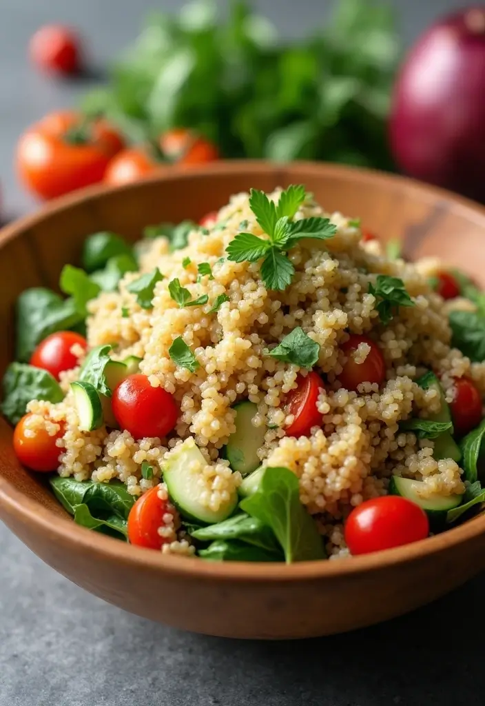 27 Ina Garten Chicken Salad Recipes That Feel Elegant & Easy - 17. Rustic Chicken Salad with Quinoa