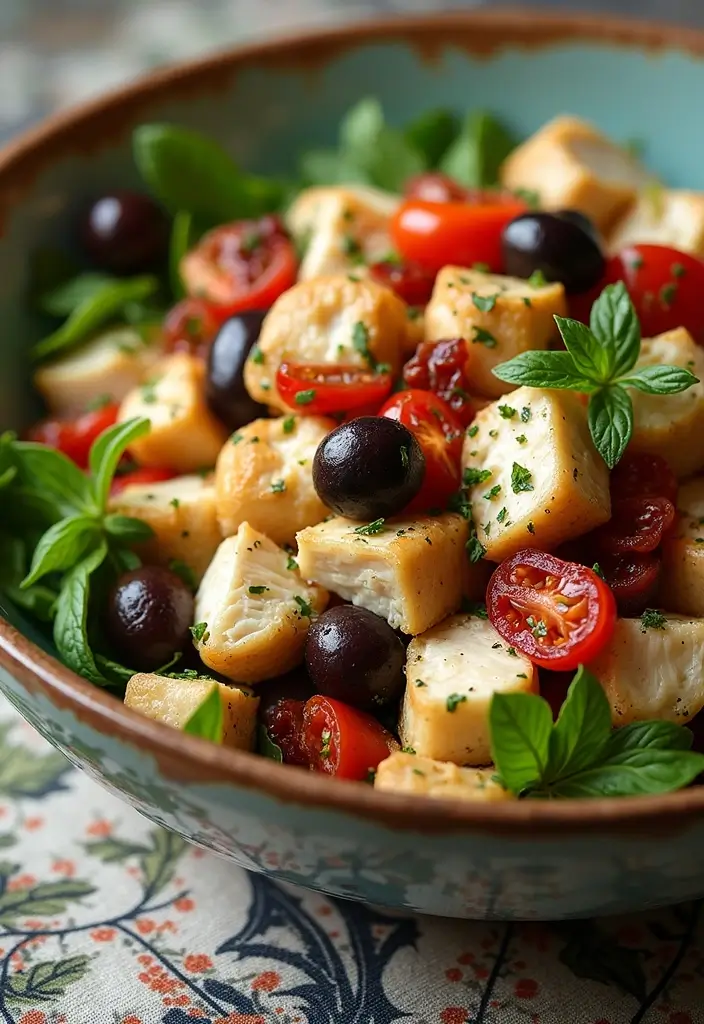 27 Ina Garten Chicken Salad Recipes That Feel Elegant & Easy - 3. Mediterranean Chicken Salad