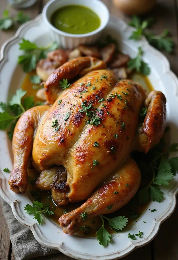 27 Peruvian Chicken with Green Sauce Recipes That Taste Authentic - 1. Classic Pollo a la Brasa