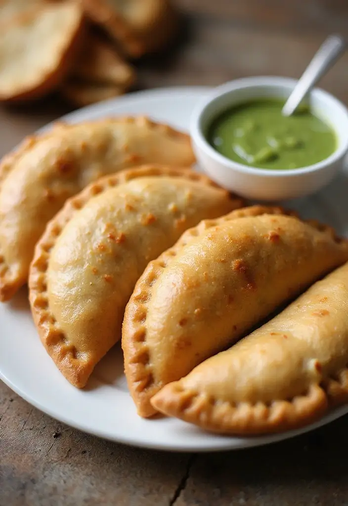 27 Peruvian Chicken with Green Sauce Recipes That Taste Authentic - 13. Peruvian Chicken Empanadas