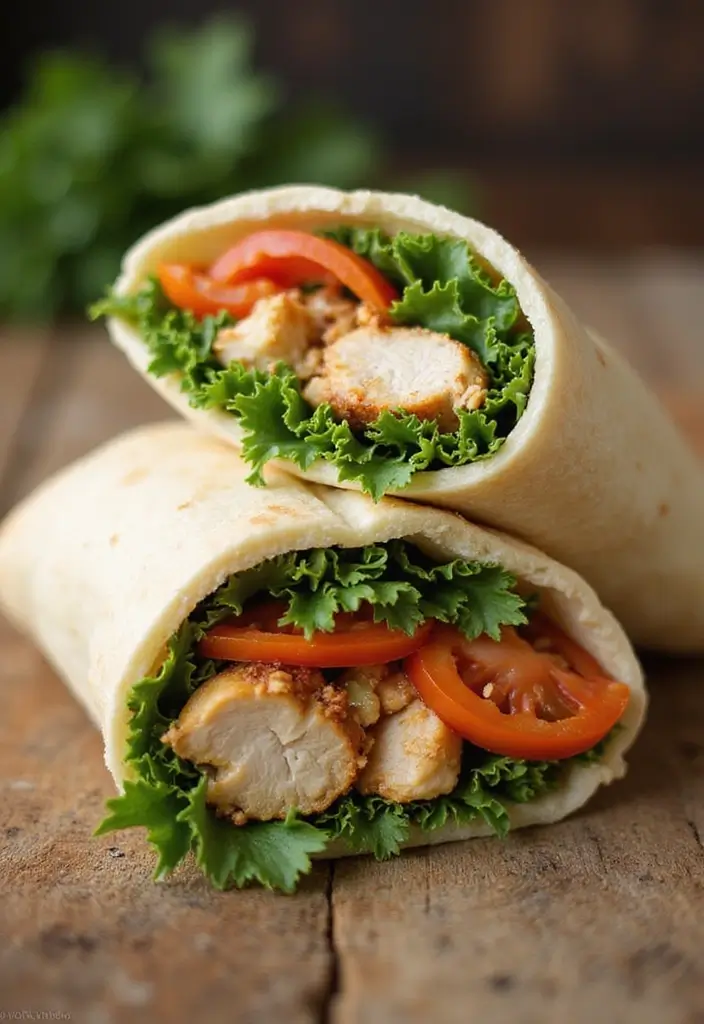 27 Peruvian Chicken with Green Sauce Recipes That Taste Authentic - 21. Peruvian Chicken Wraps with Green Sauce