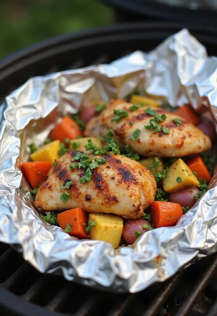 27 Santa Fe Chicken Foil Packet Recipes That Are Easy & Mess-Free 2 27 Santa Fe Chicken Foil Packet Recipes That Are Easy & Mess-Free - 1. Zesty Santa Fe Chicken and Veggies