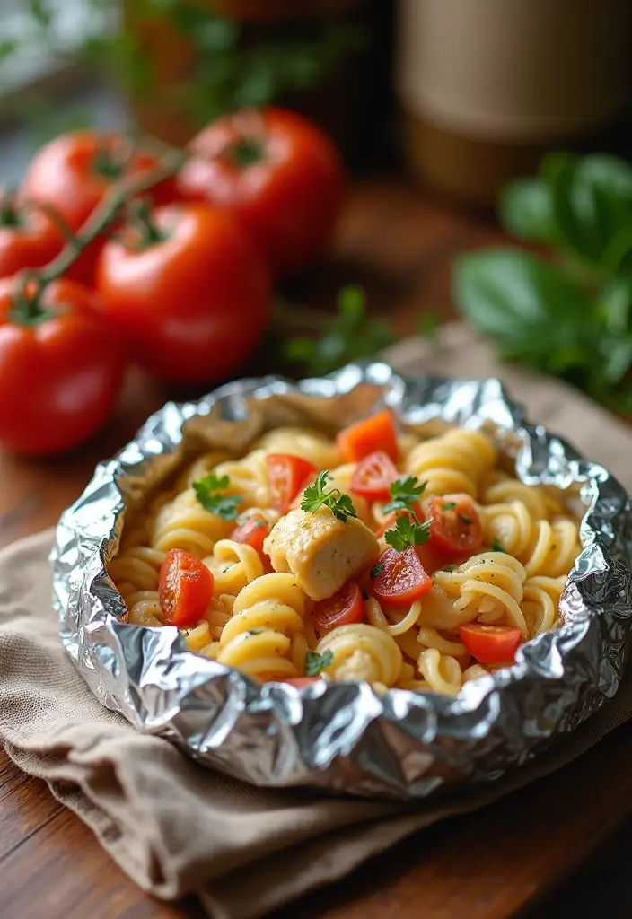 27 Santa Fe Chicken Foil Packet Recipes That Are Easy & Mess-Free 14 27 Santa Fe Chicken Foil Packet Recipes That Are Easy & Mess-Free - 13. Creamy Santa Fe Chicken Pasta