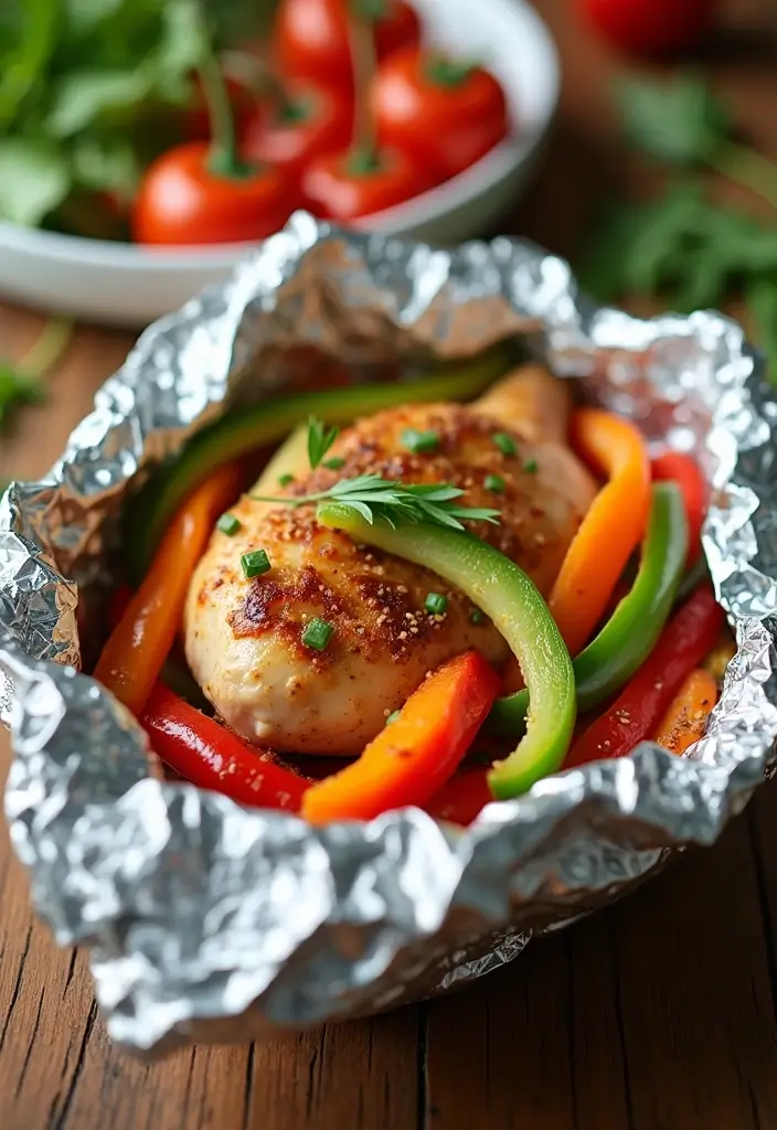 27 Santa Fe Chicken Foil Packet Recipes That Are Easy & Mess-Free 22 27 Santa Fe Chicken Foil Packet Recipes That Are Easy & Mess-Free - 21. Santa Fe Chicken and Bell Peppers