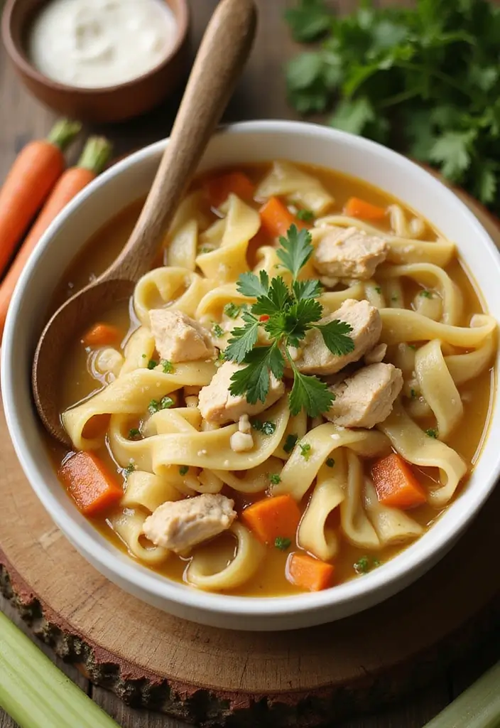 27 Simple Chicken Noodle Soup Recipe Versions That Comfort Instantly 2 27 Simple Chicken Noodle Soup Recipe Versions That Comfort Instantly - 1. Classic Homemade Chicken Noodle Soup