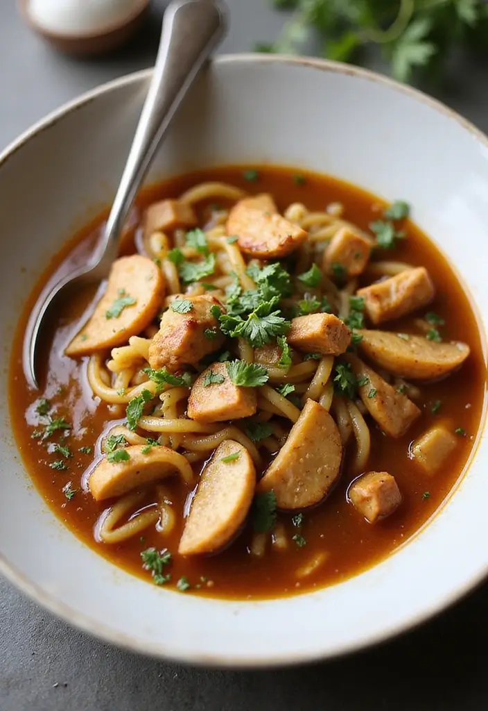 27 Simple Chicken Noodle Soup Recipe Versions That Comfort Instantly 21 27 Simple Chicken Noodle Soup Recipe Versions That Comfort Instantly - 20. Balsamic Chicken Noodle Soup