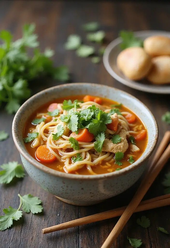 27 Simple Chicken Noodle Soup Recipe Versions That Comfort Instantly 4 27 Simple Chicken Noodle Soup Recipe Versions That Comfort Instantly - 3. Asian-Inspired Chicken Noodle Soup