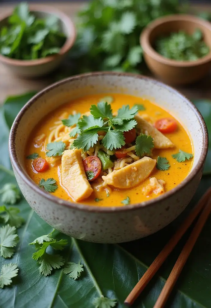 27 Simple Chicken Noodle Soup Recipe Versions That Comfort Instantly 8 27 Simple Chicken Noodle Soup Recipe Versions That Comfort Instantly - 7. Coconut Curry Chicken Noodle Soup