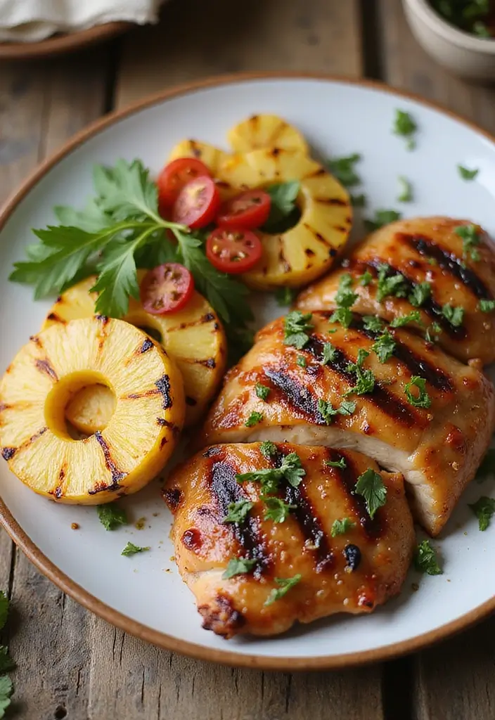 27 Teriyaki Chicken with Pineapple Recipes That Taste Tropical 2 27 Teriyaki Chicken with Pineapple Recipes That Taste Tropical - 1. Classic Grilled Teriyaki Chicken with Pineapple Slices