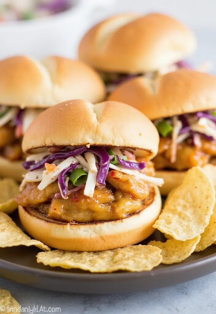 27 Teriyaki Chicken with Pineapple Recipes That Taste Tropical 15 27 Teriyaki Chicken with Pineapple Recipes That Taste Tropical - 14. Teriyaki Chicken Pineapple BBQ Sliders