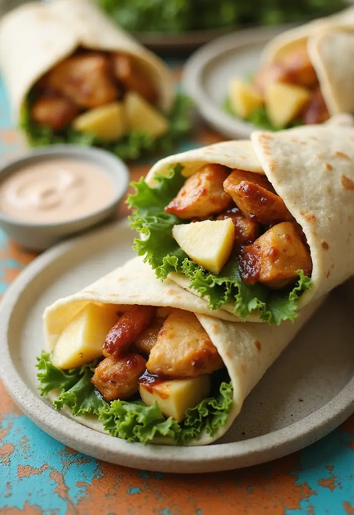 27 Teriyaki Chicken with Pineapple Recipes That Taste Tropical 25 27 Teriyaki Chicken with Pineapple Recipes That Taste Tropical - 24. Teriyaki Chicken Pineapple Wraps