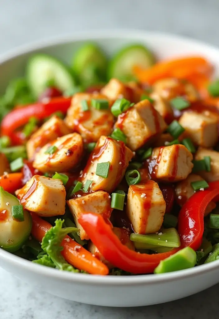 27 Whole30 Chicken Salad Recipes That Are Fresh & Creamy 16 27 Whole30 Chicken Salad Recipes That Are Fresh & Creamy - 15. Teriyaki Chicken Salad