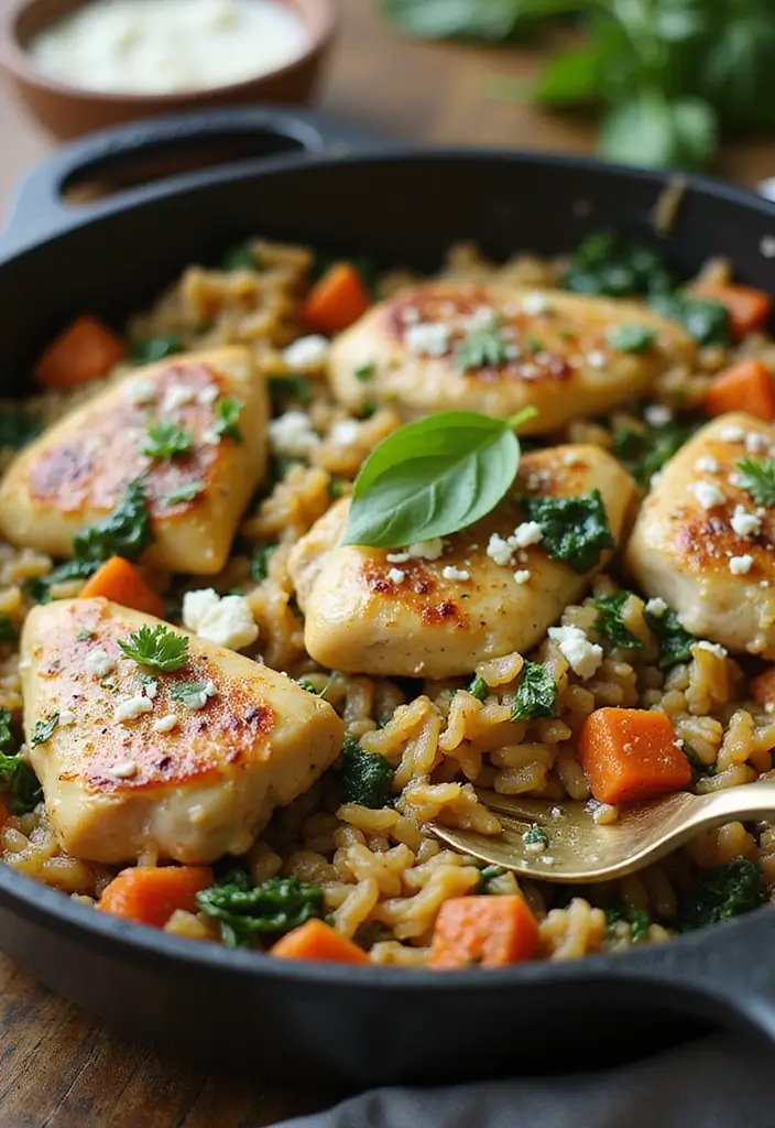 28 Cheesy Chicken and Rice Casserole Recipes That Scream Comfort - 11. Greek Chicken and Rice Casserole