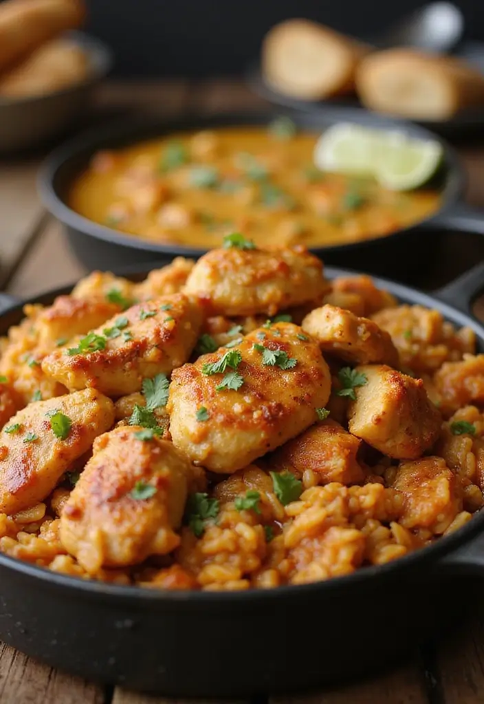 28 Cheesy Chicken and Rice Casserole Recipes That Scream Comfort - 21. Cajun Chicken and Rice Casserole