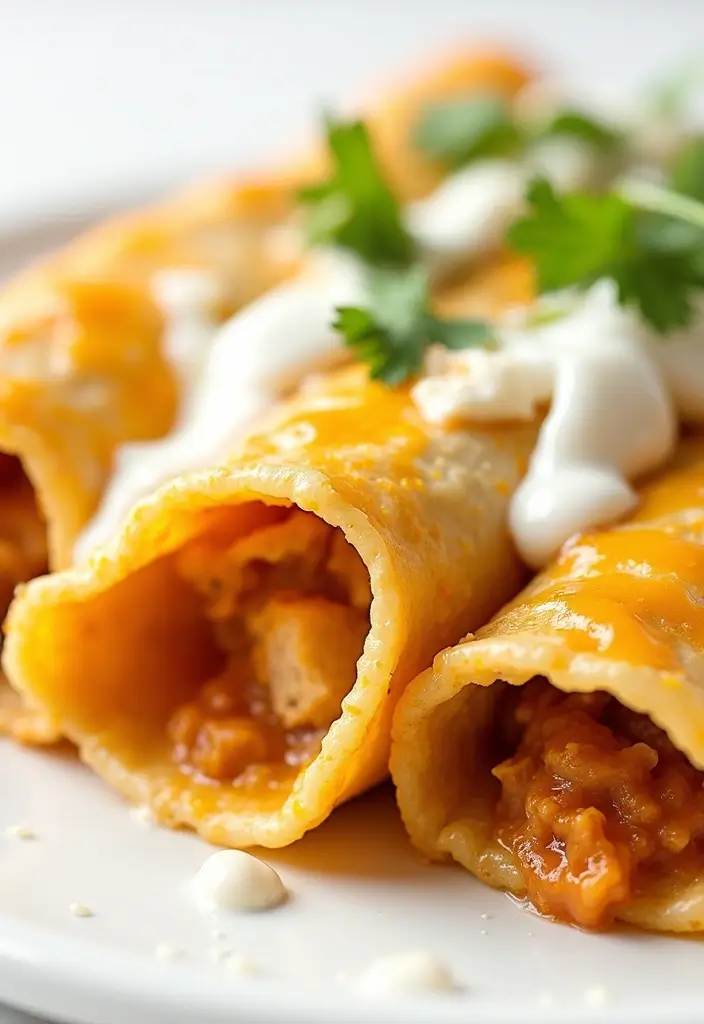 28 Chicken Enchiladas with White Sauce Recipes That Feel Creamy & Rich - 1. Classic Creamy Chicken Enchiladas