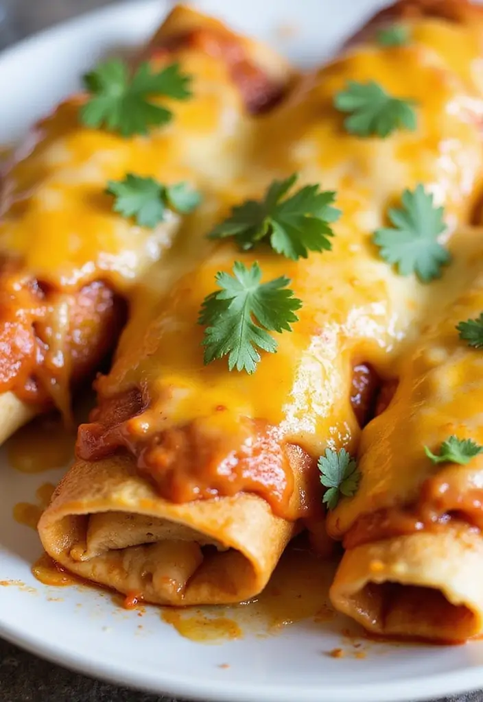 28 Chicken Enchiladas with White Sauce Recipes That Feel Creamy & Rich - 10. Sweet and Spicy Chicken Enchiladas