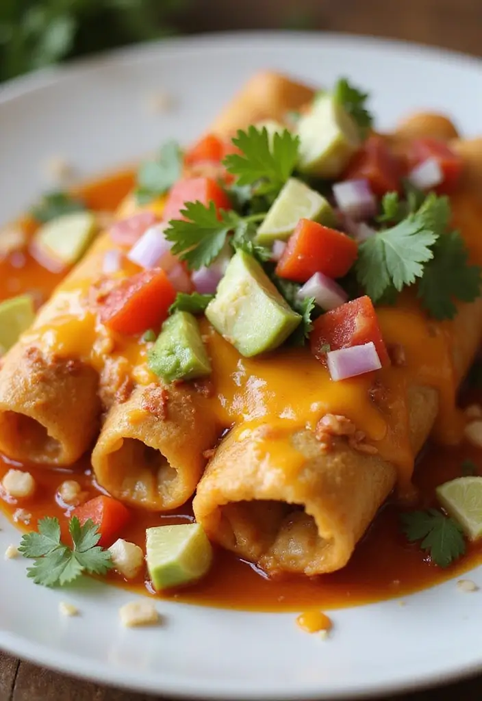 28 Chicken Enchiladas with White Sauce Recipes That Feel Creamy & Rich - 16. Southwest Chicken Enchiladas