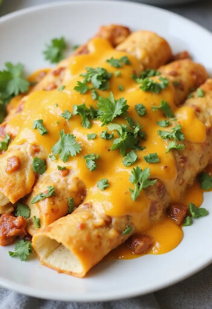 28 Chicken Enchiladas with White Sauce Recipes That Feel Creamy & Rich - 18. Creamy Zucchini Chicken Enchiladas